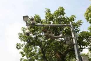 Hanoi installed security cameras to monitor traffic